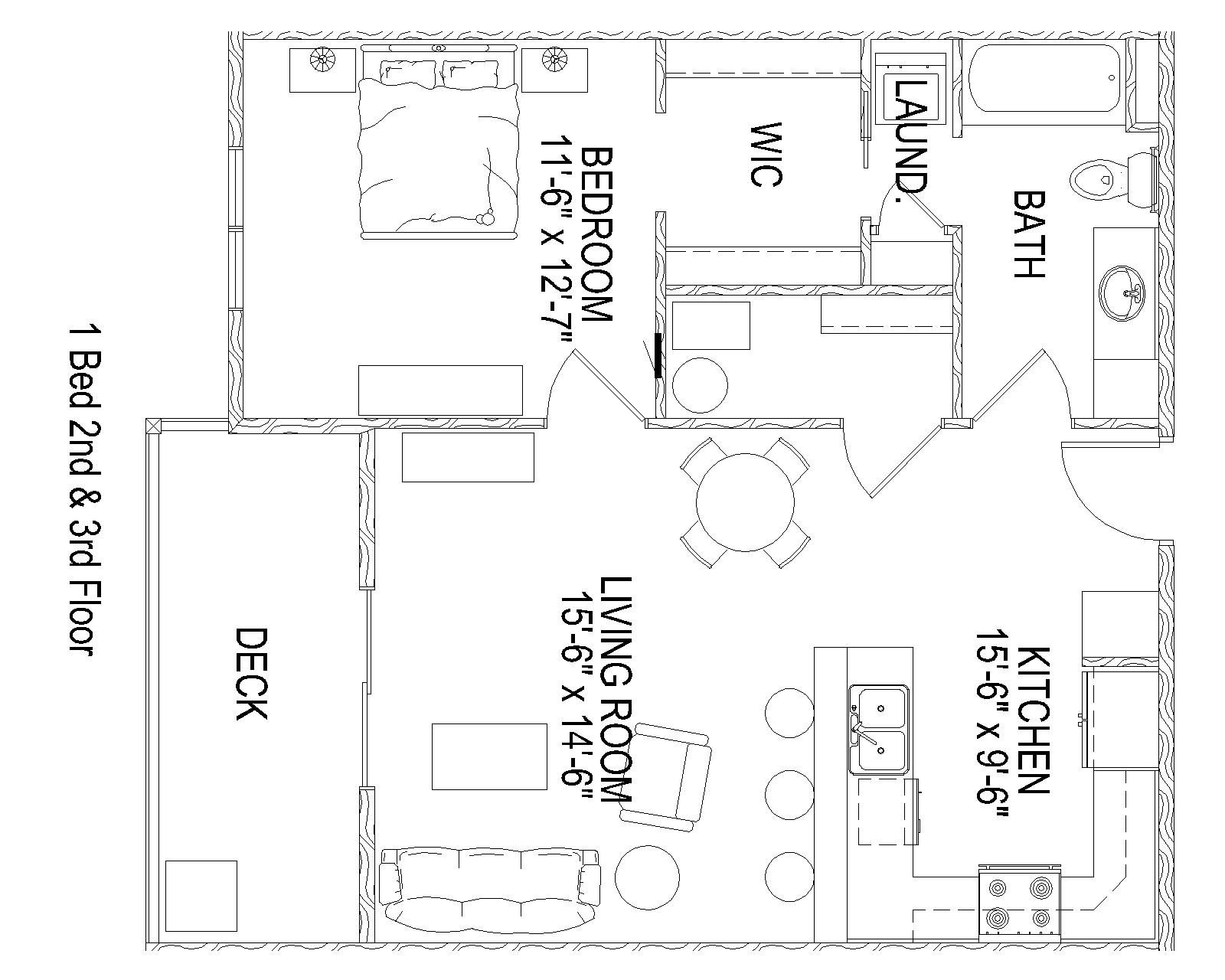 Prairie Vista Apartments - Floor Plan 1