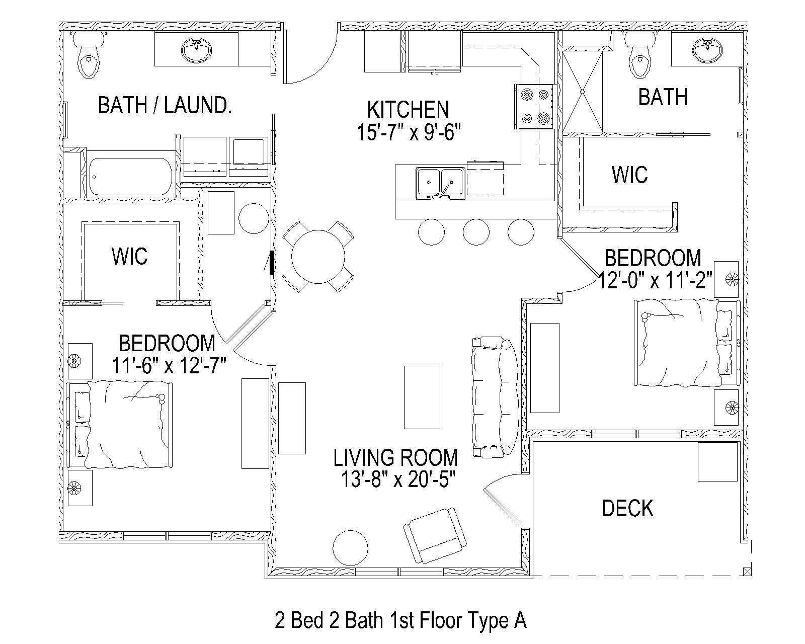 Prairie Vista Apartments - Floor Plan 6