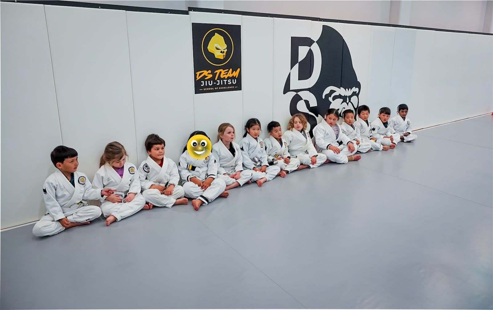 Kids Jiu-Jitsu class in session