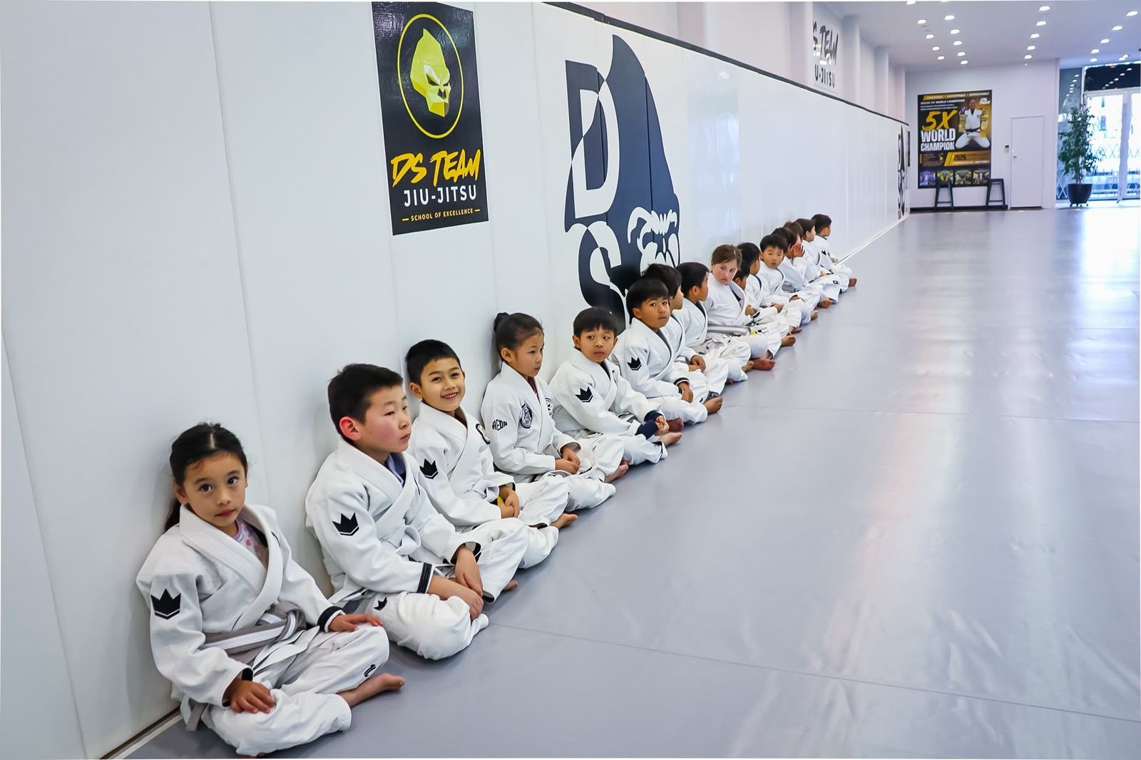 Kids Jiu-Jitsu class in session
