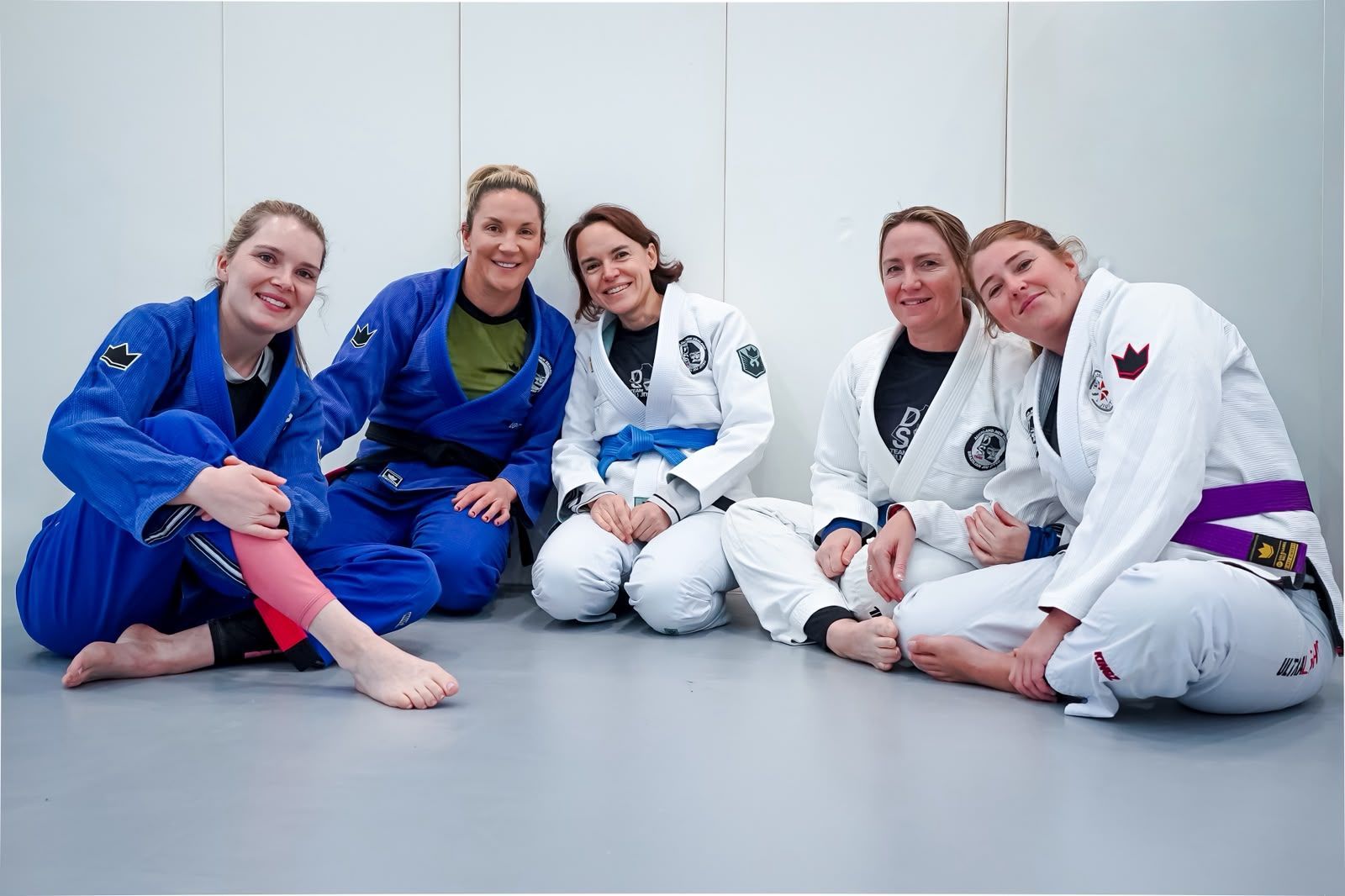 Women's Jiu-Jitsu program training together