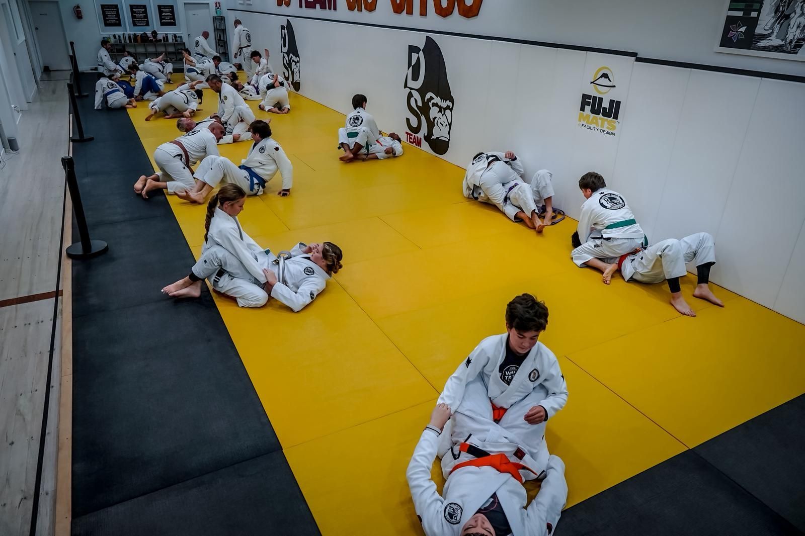 Kids Jiu-Jitsu class in session