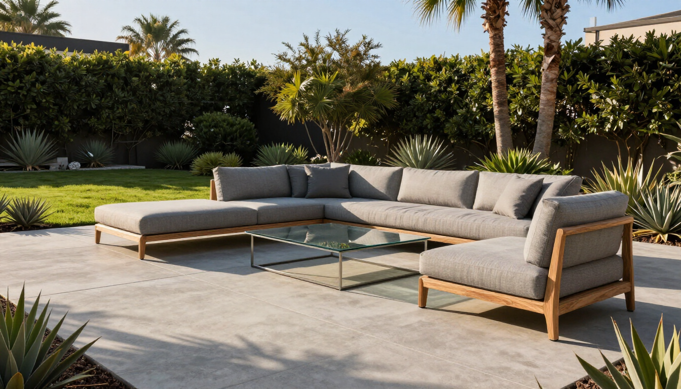Modern Concrete Patio