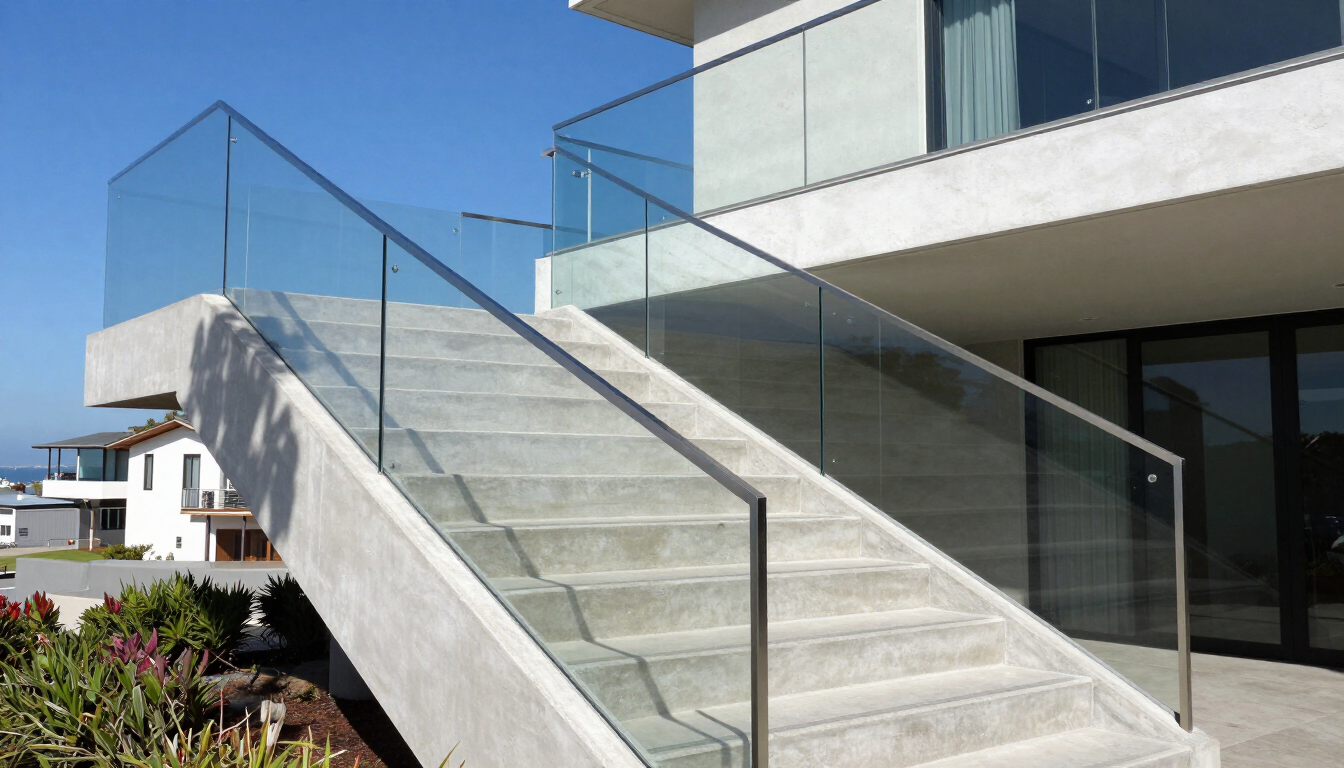 Modern Concrete Stairs