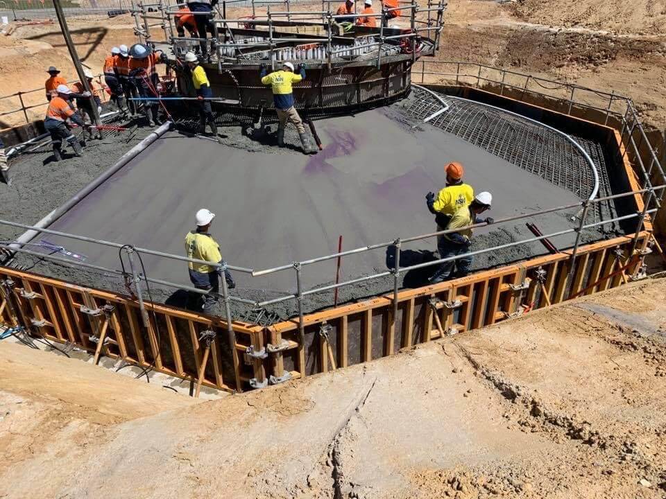 Pouring Concrete On Construction Foundation - Concreting in Southern Highlands, NSW