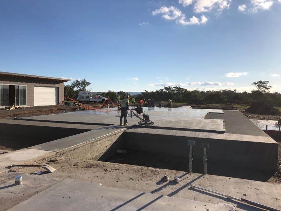 House Foundation - Concreting in Southern Highlands, NSW