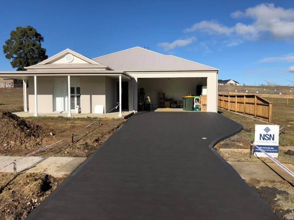 Smooth Concrete Driveway - Concreting in Southern Highlands, NSW