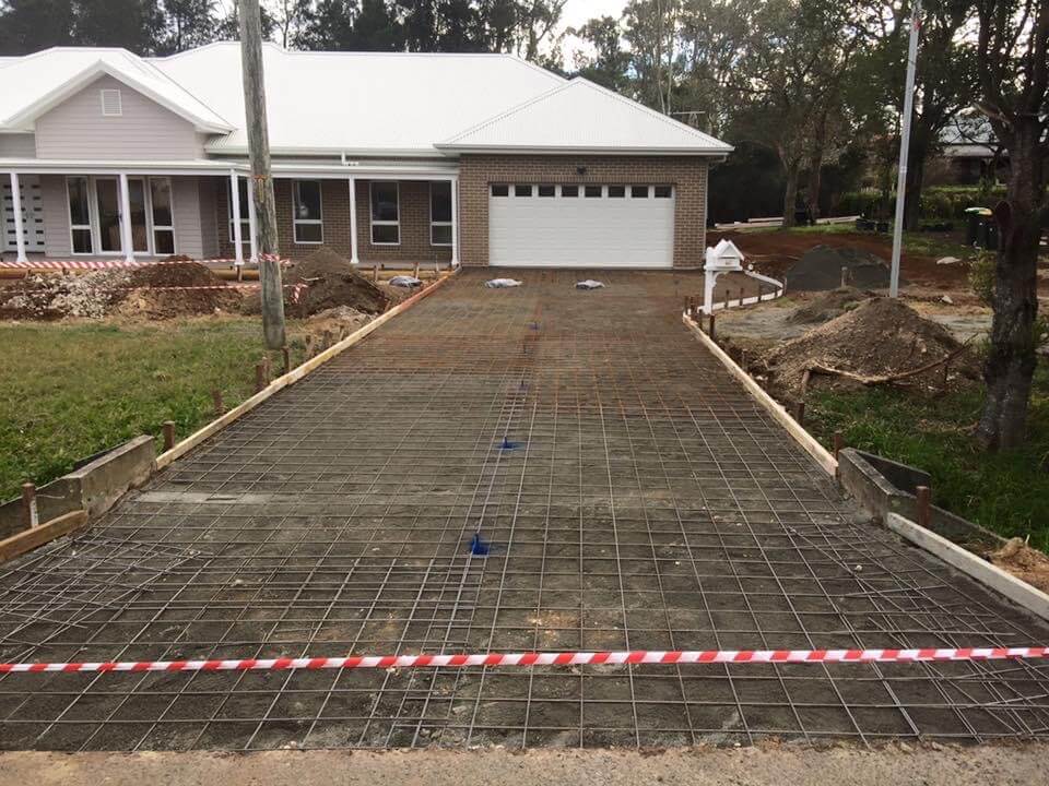 Driveway Before Concreting - Concreting in Southern Highlands, NSW