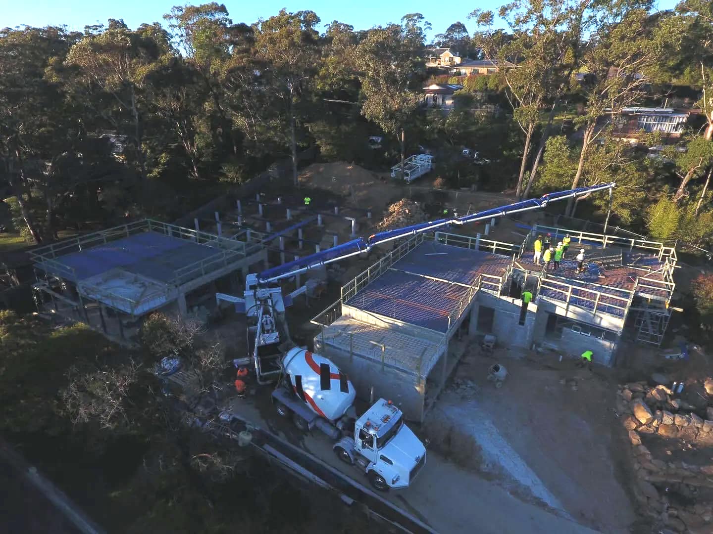 Construction Site - Concreting in Southern Highlands, NSW