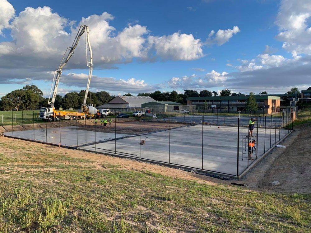 Concreting Tennis Court - Concreting in Southern Highlands, NSW