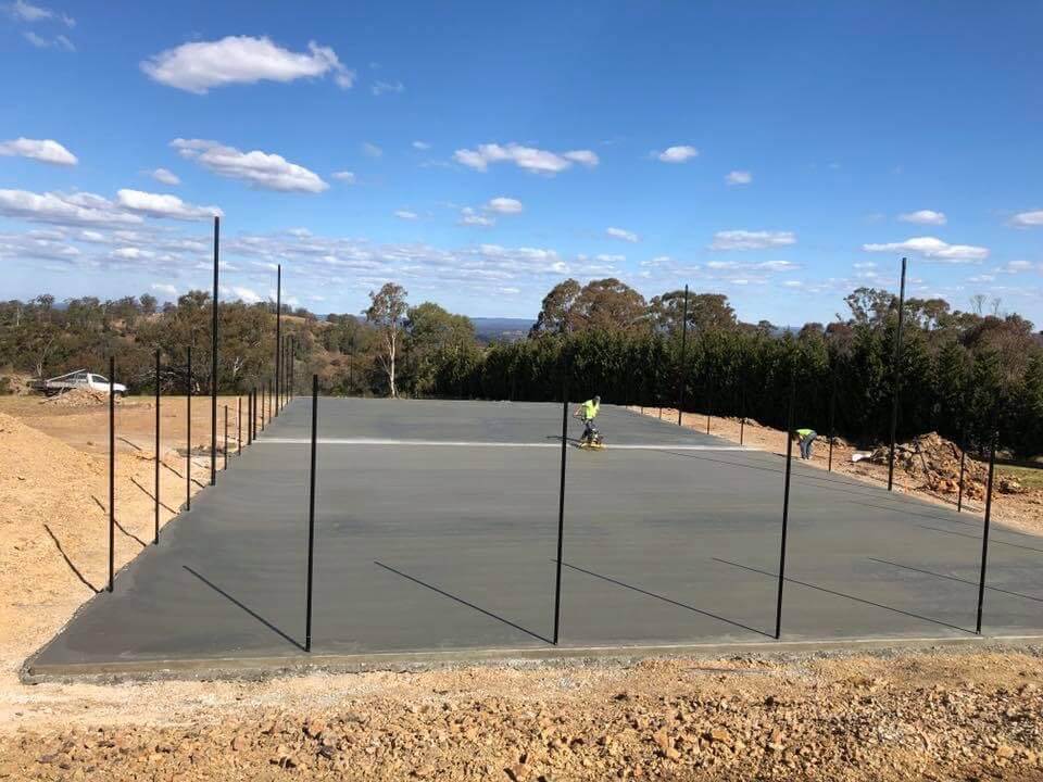 Pouring Concrete Slab - Concreting in Southern Highlands, NSW