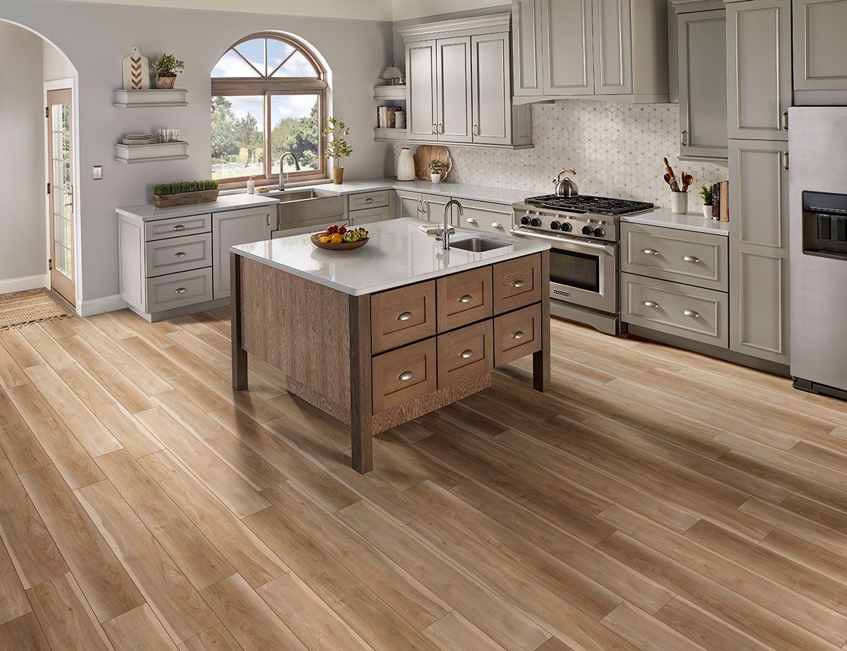 White kitchen cabinets with a tiled backsplash