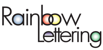 Rainbow Lettering
