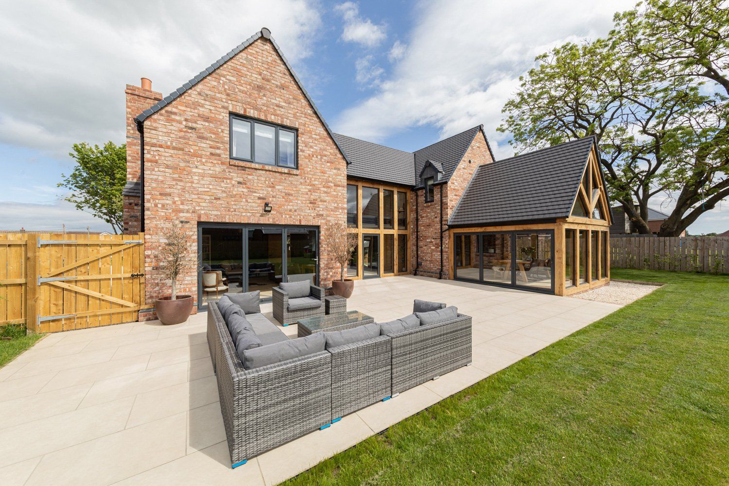 Rear of New Build Newcastle