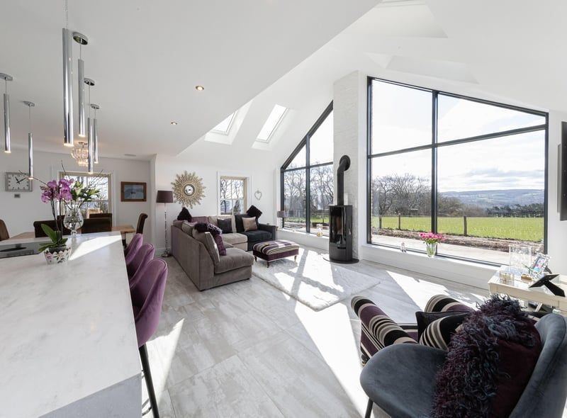 Internal large glass views
