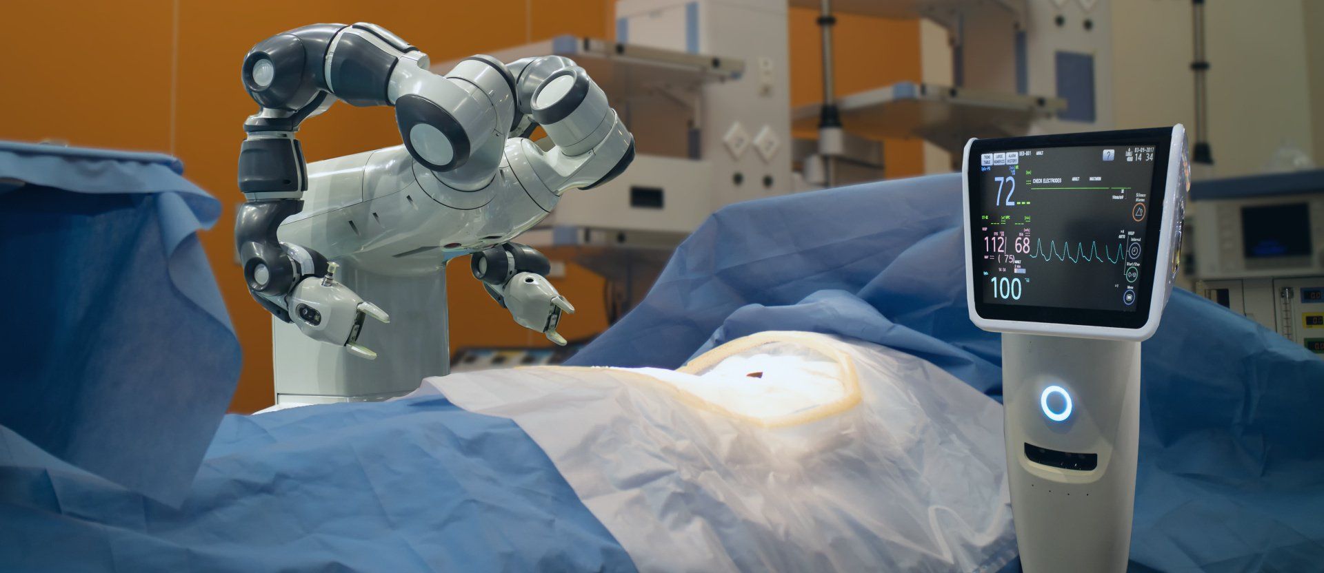 Intervento di chirurgia robotica urologica