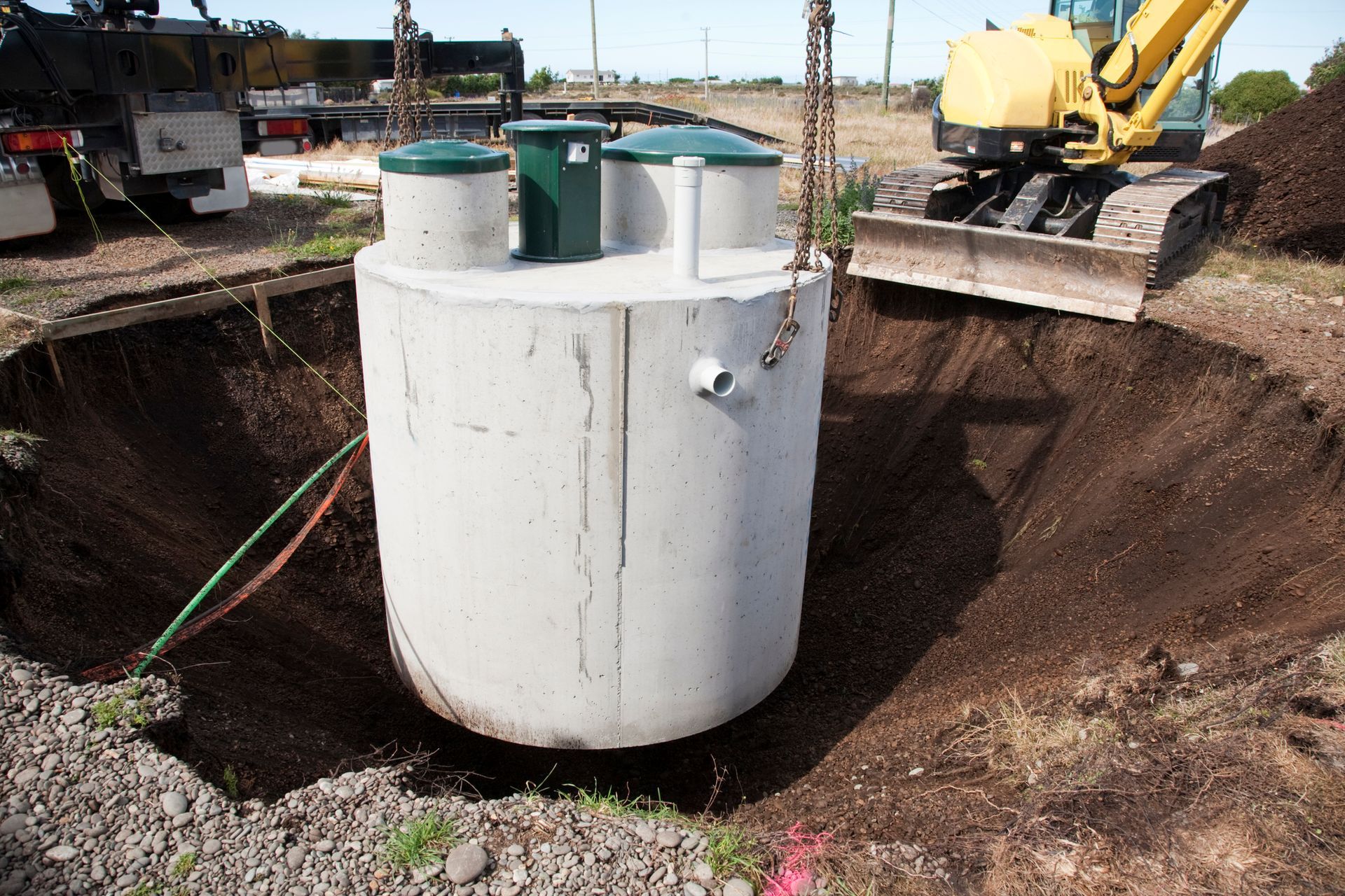 Septic Tank Installation — Unicoi, TN — David Anders Grading & Excavating