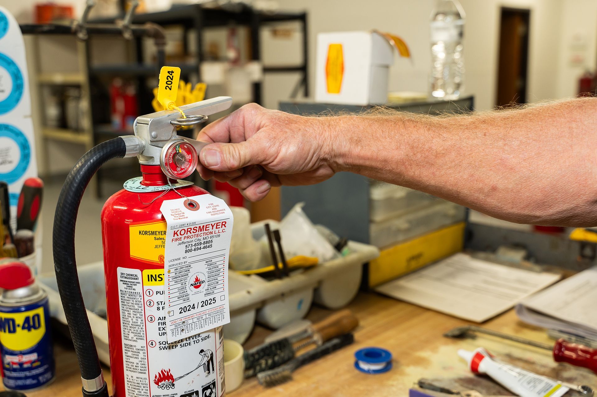 Get Dependable Fire Extinguisher Service in Lake Ozark, MO From Korsmeyer Fire Protection.