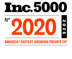 Inc. 5000 logo: Ranked No. 2020 for 2020, America's Fastest-Growing Private Companies.