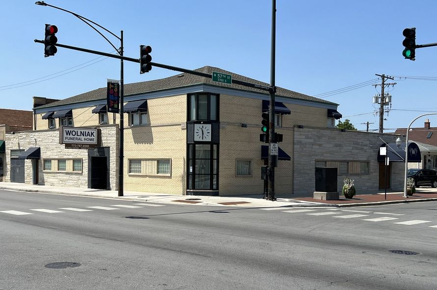 Updated facade of Wolniak Funeral Home reflecting tradition, care, and community presence
