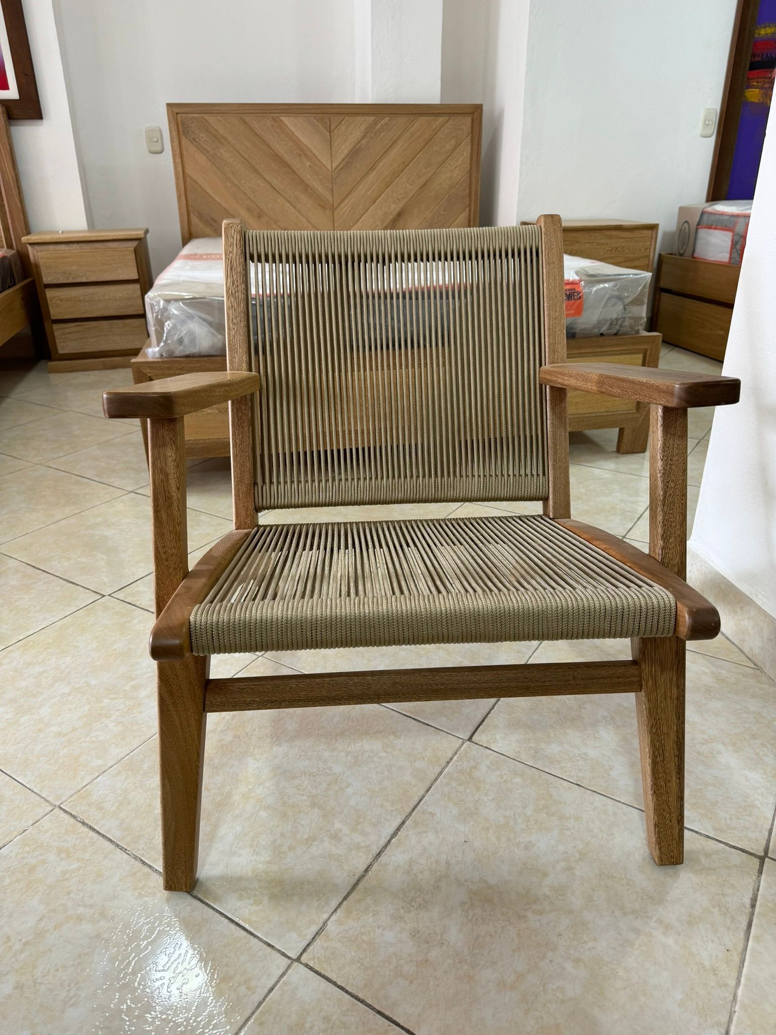 silla  en madera