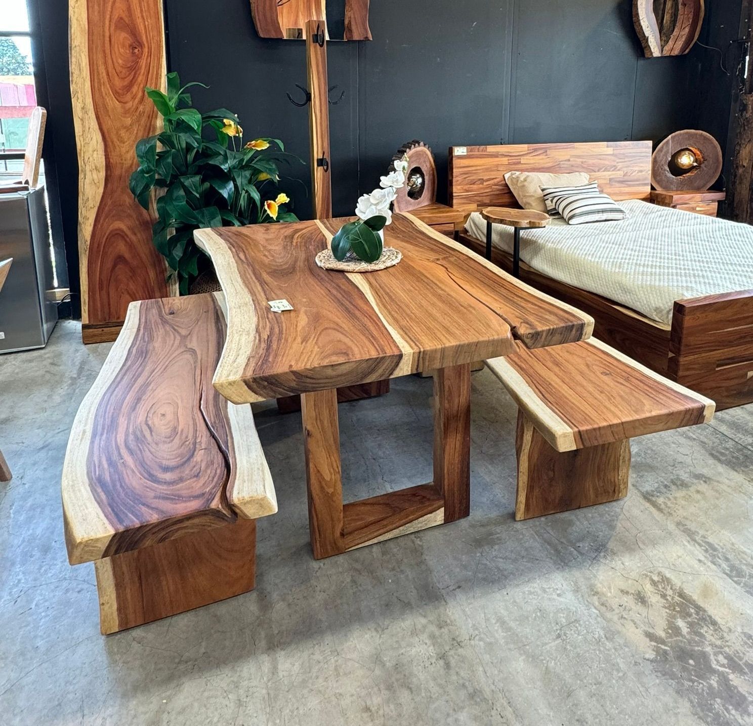 comedor  en madera rustica