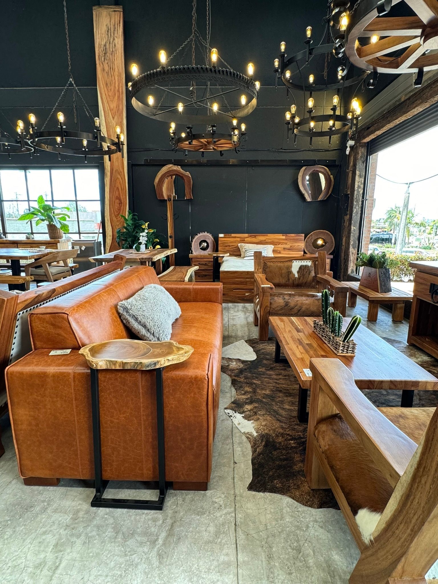 sala en madera rustica