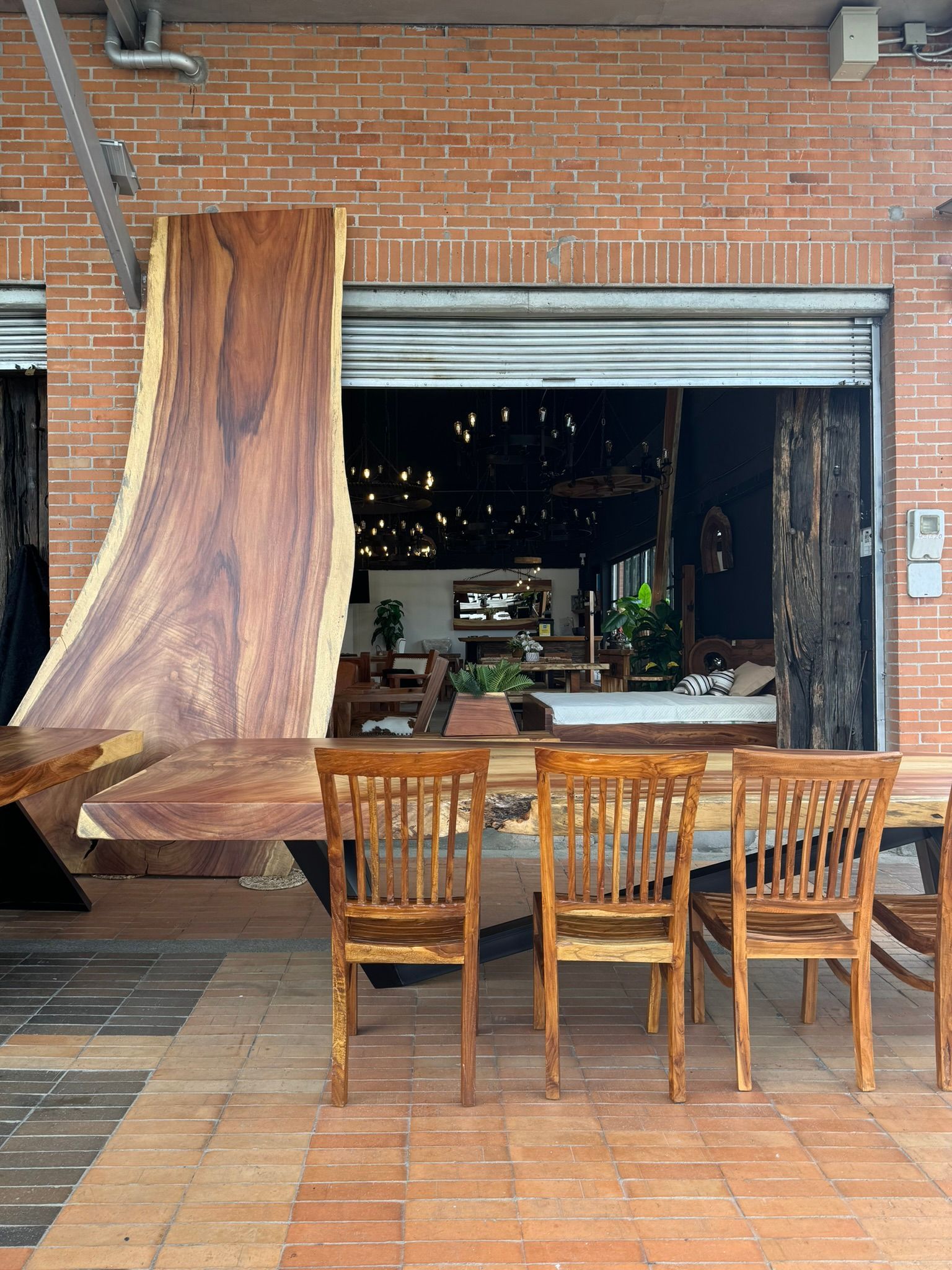 comedor  en madera rustica