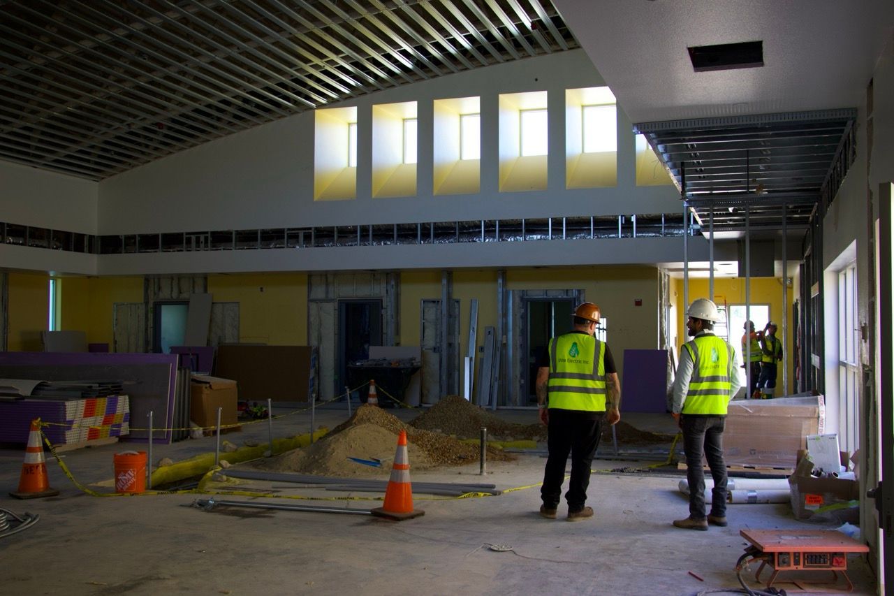 site walkthrough for rancho cordova industrial electrical project