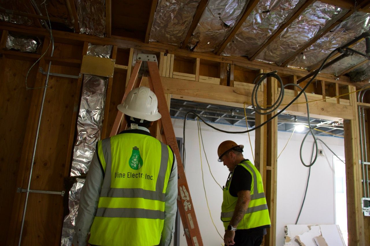 site walk through of a industrial electrical project