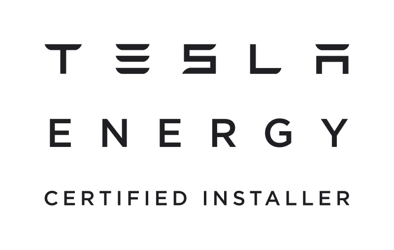 Tesla Energy Certified Installer logo on white background