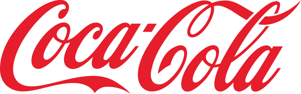 Coca-Cola logo in red script on a white background