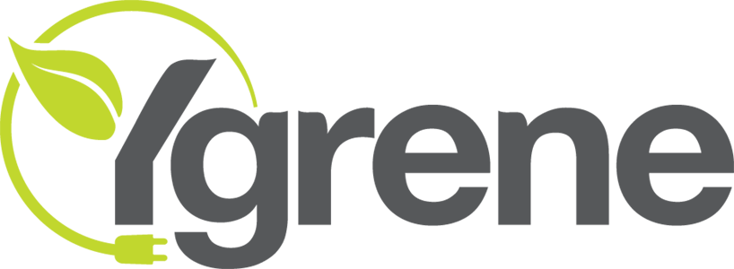 Agrene logo with a green leaf icon and gray text