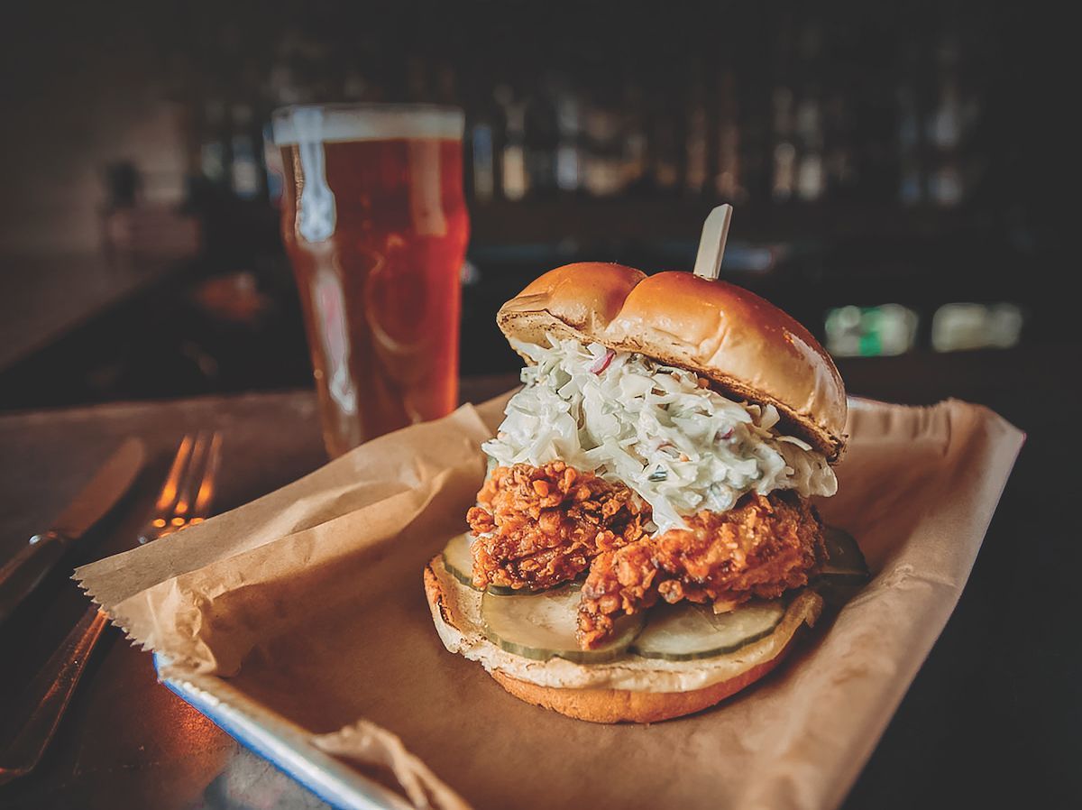 Plan a Casual Outing With Friends at 44 Canteen & Get a Tasty Chicken Sandwich in Columbia, MO