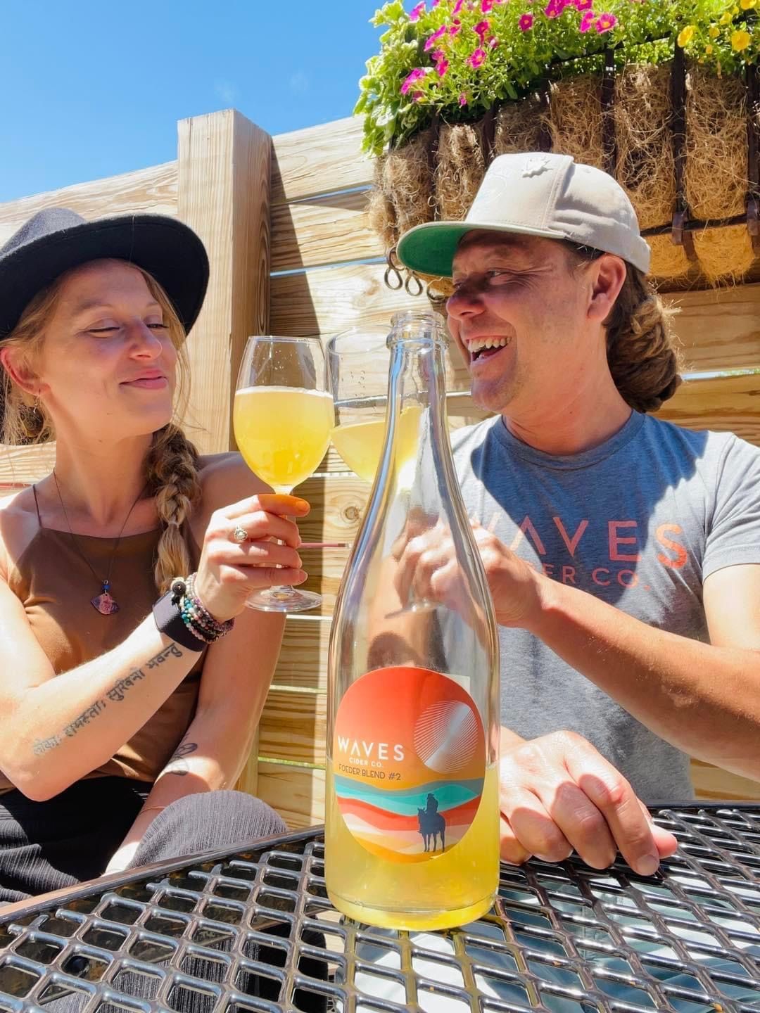 The Tasting Room or Patio at Waves Cider Co. in Columbia, MO Is the Perfect Happy Hour Spot.