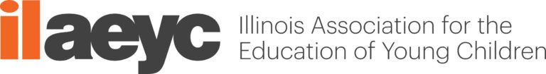 Logo for the Illinois Association for the Education of Young Children.