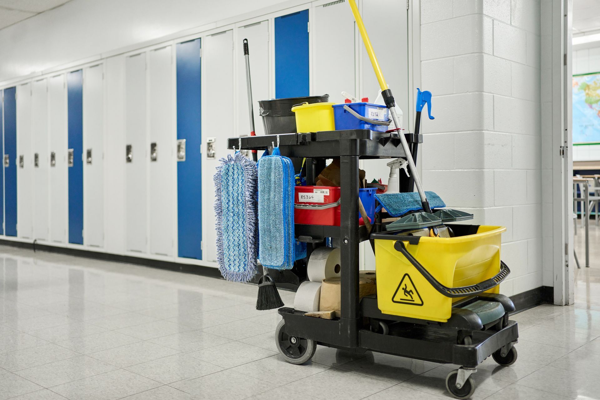 School Hallway — Central Falls, RI — Fogo Janitorial