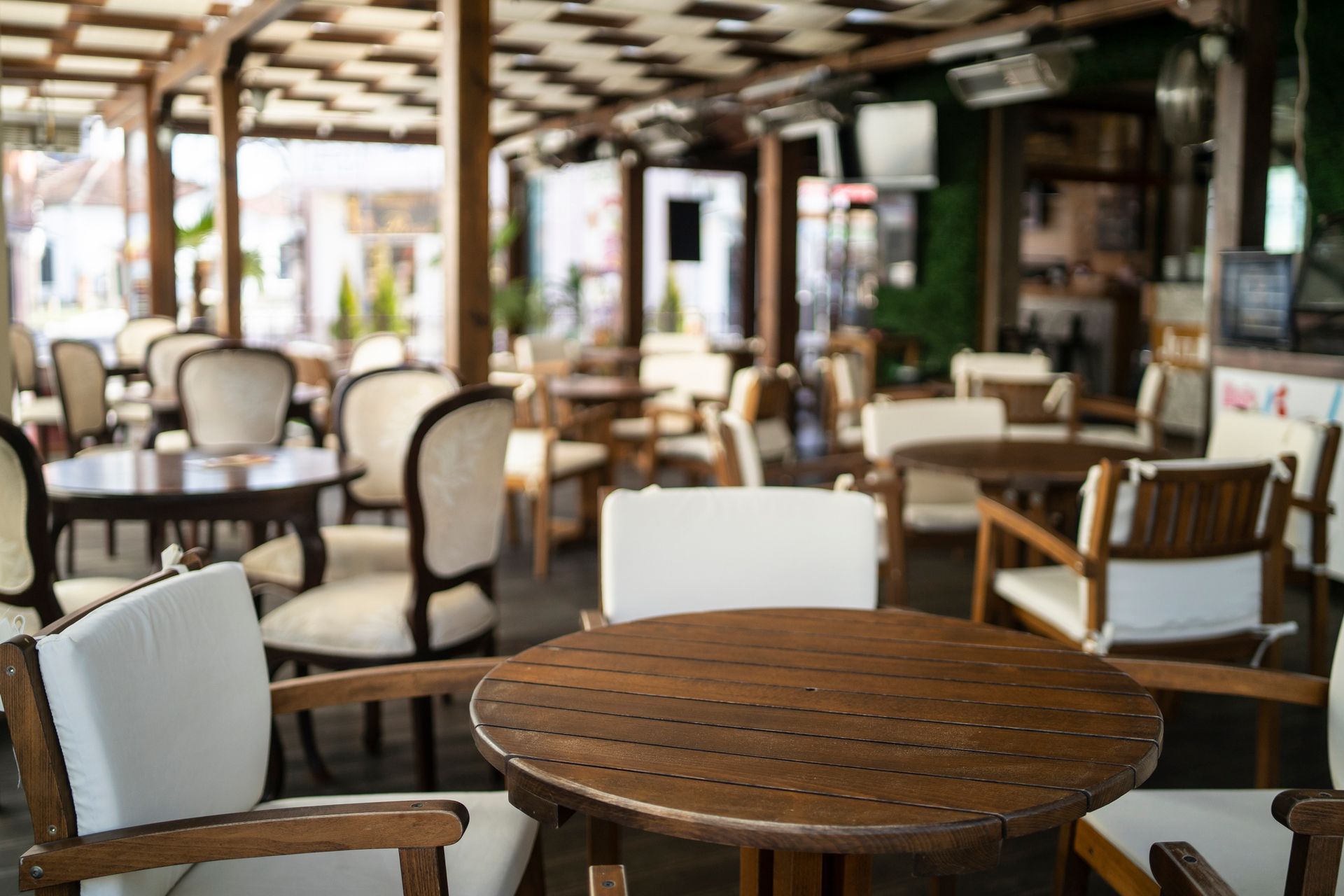 Outdoor Seating Area Cleaning — Central Falls, RI — Fogo Janitorial