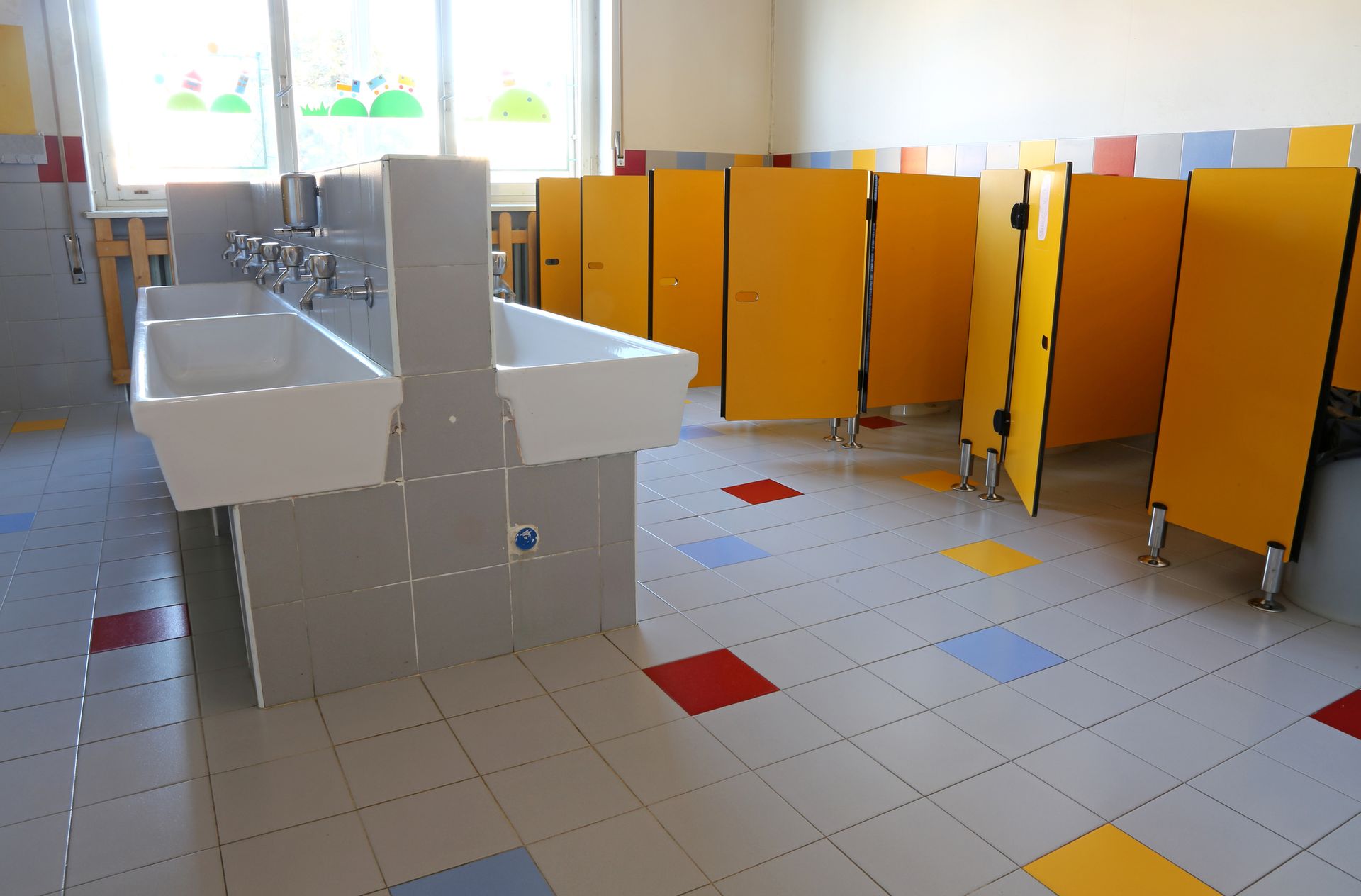 School Restroom — Central Falls, RI — Fogo Janitorial