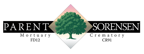 Parent-Sorensen Mortuary banner featuring their trusted funeral home brand supporting families with care.