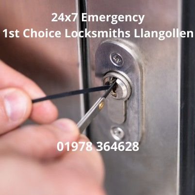 Emergency Locked Out, door locks supplied Llangollen Locksmiths