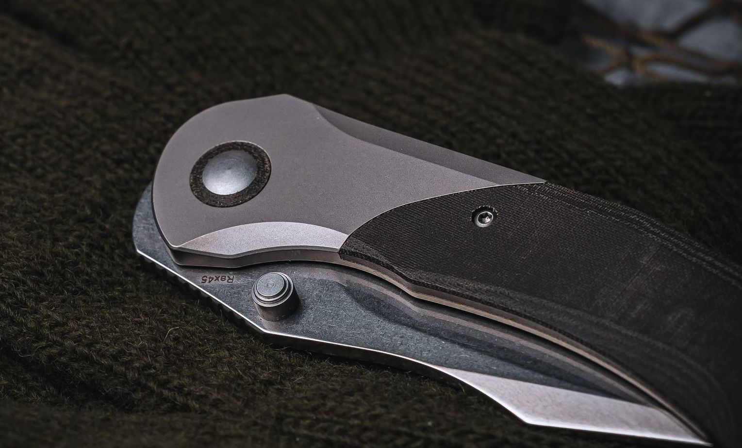 Kizer Comet denim micarta, Kizer Comet black micarta, Kizer Comet green micarta