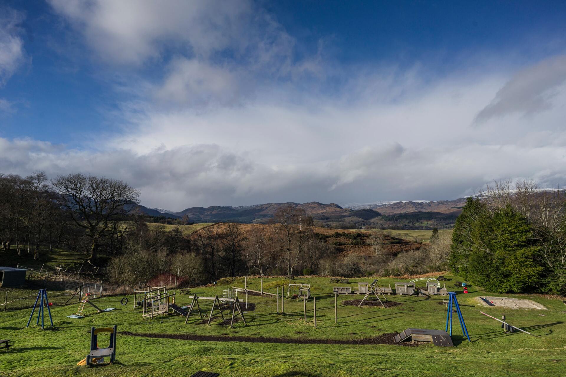 adventure land at auchingarrich wildlife park