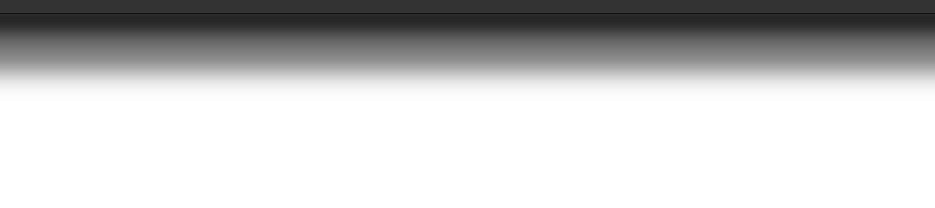 White horizontal bar with a gray shadowed edge on a light background.