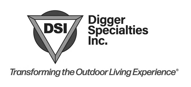 DSI Digger Specialties Inc. logo with tagline “Transforming the Outdoor Living Experience”