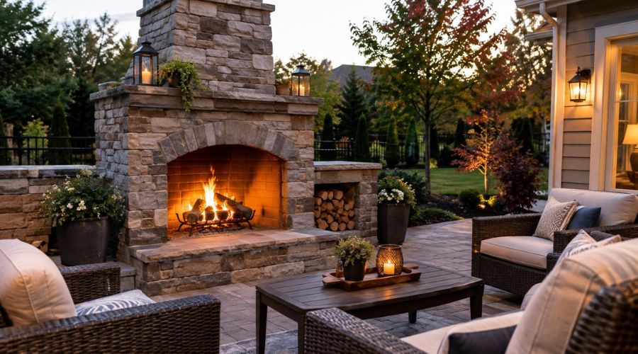 outdoor fireplaces