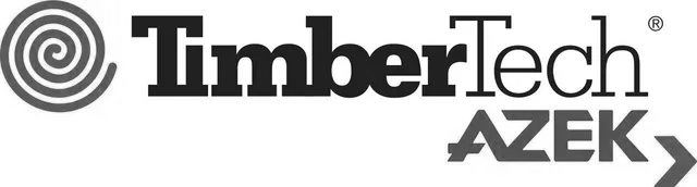 TimberTech AZEK logo in black and gray with a spiral icon