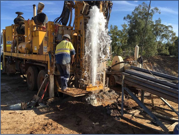 Sometimes water can be found if you drill deep into the artisan basin