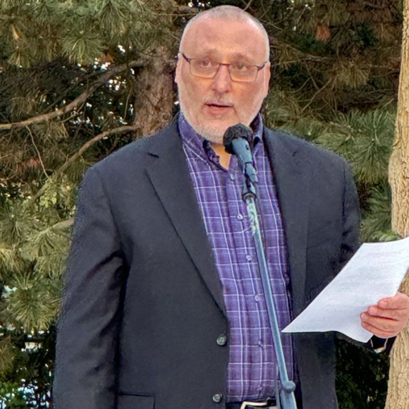 Alex Ragozzino engaging with Ward 2 residents
