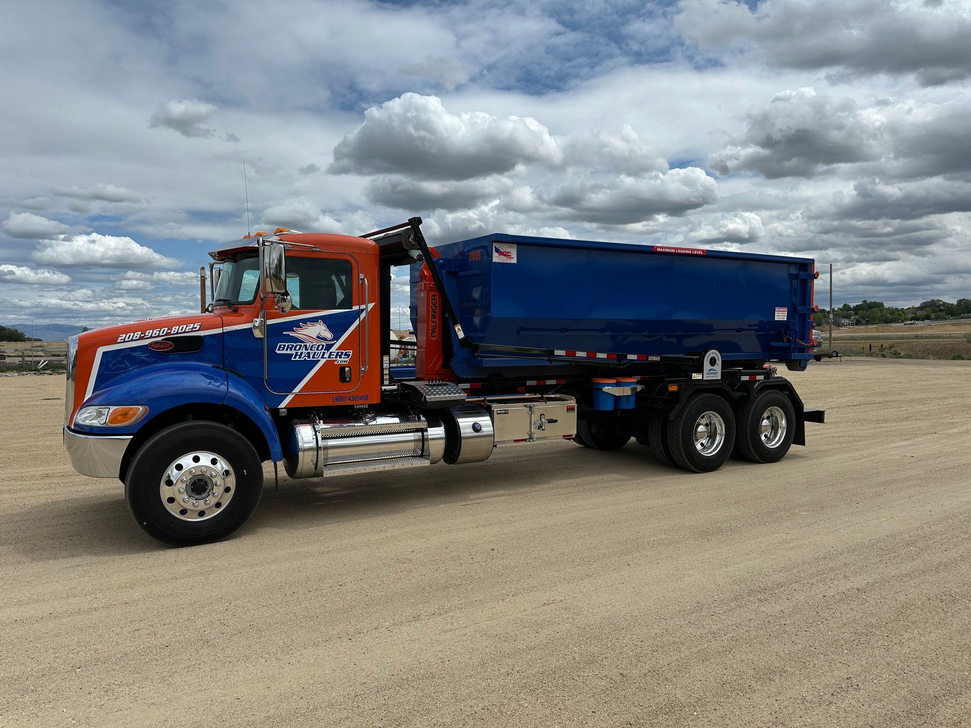 Bronco Haulers 30-Yard Dumpster for rental in Boise, Meridian, Nampa Idaho